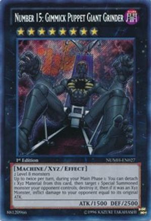 Number 15: Gimmick Puppet Giant Grinder (NUMH-EN027) - Number Hunters 1st Edition