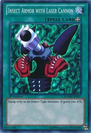 Insect Armor with Laser Cannon (NUMH-EN057) - Number Hunters Unlimited