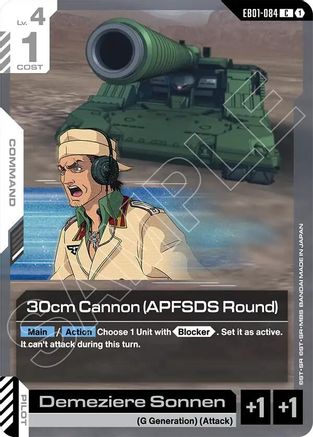 30cm Cannon (APFSDS Round) - EB01-084 - Eternal Nexus