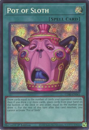 Pot of Sloth - CORI-EN061 - Chaos Origins 1st Edition