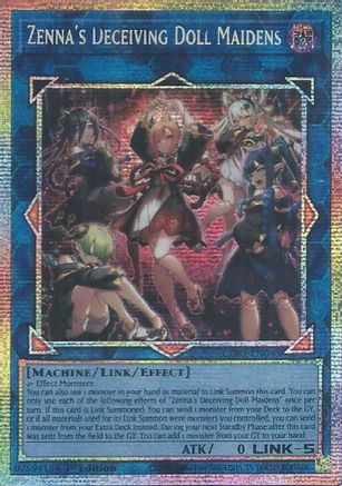 Zenna's Deceiving Doll Maidens (Starlight Rare) - CORI-EN043 - Chaos Origins 1st Edition
