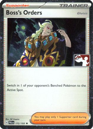 Boss's Orders [Ghetsis] - 172/193 (Cosmos Holo) 172 - Prize Pack Series Cards Holofoil