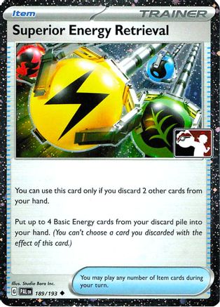 Superior Energy Retrieval - 189/193 (Cosmos Holo) 189 - Prize Pack Series Cards Holofoil