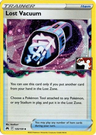 Lost Vacuum - 135/159 (Cosmos Holo) 135 - Prize Pack Series Cards Holofoil