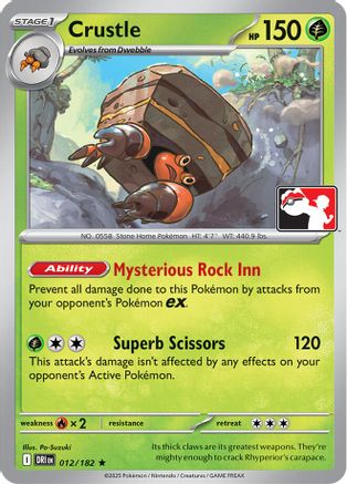 Crustle - 012/182 12 - Prize Pack Series Cards