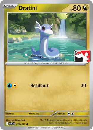 Dratini - 150/217 150 - Prize Pack Series Cards