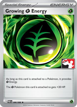 Growing Grass Energy - 086/088 86 - Prize Pack Series Cards
