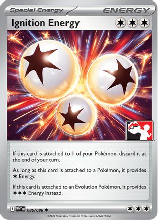 Ignition Energy - 086/086 (Cosmos Holo) 86 - Prize Pack Series Cards Holofoil