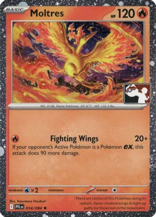 Moltres - 014/094 (Cosmos Holo) 14 - Prize Pack Series Cards Holofoil