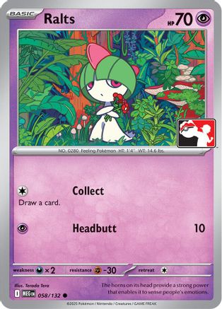 Ralts - 058/132 58 - Prize Pack Series Cards