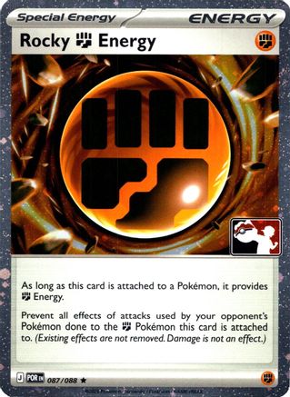 Rocky Fighting Energy - 087/088 (Cosmos Holo) 87 - Prize Pack Series Cards Holofoil