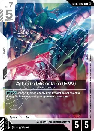 Altron Gundam (EW) - GD05-073 - Freedom Ascension