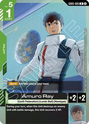 Amuro Ray - GD05-085 - Freedom Ascension Holofoil