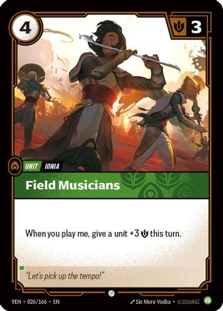 Field Musicians - 026/166 - Vendetta Foil