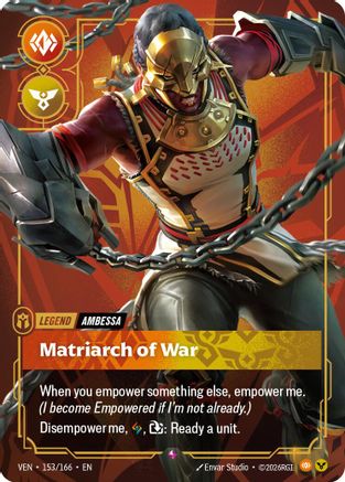Ambessa - Matriarch of War - 153/166 - Vendetta Foil