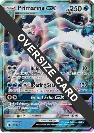 Primarina GX 42 - Jumbo Cards Holofoil
