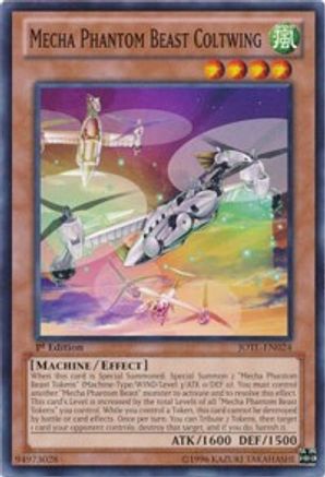 Mecha Phantom Beast Coltwing (JOTL-EN024) - Judgment of the Light 1st Edition