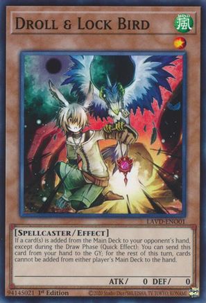 Droll & Lock Bird - LAVD-ENO01 - Legendary Arc-V Decks 1st Edition