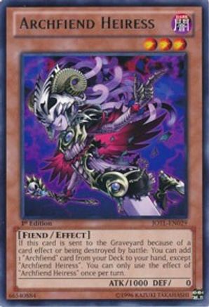Archfiend Heiress (JOTL-EN029) - Judgment of the Light 1st Edition