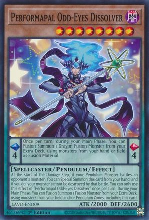 Performapal Odd-Eyes Dissolver - LAVD-ENO09 - Legendary Arc-V Decks 1st Edition