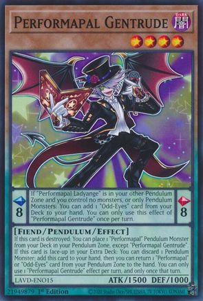 Performapal Gentrude - LAVD-ENO15 - Legendary Arc-V Decks 1st Edition