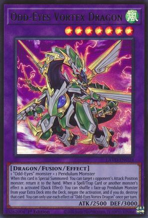Odd-Eyes Vortex Dragon - LAVD-ENO24 - Legendary Arc-V Decks 1st Edition