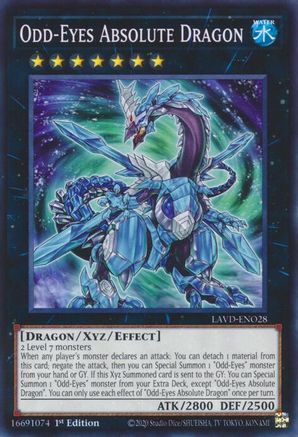 Odd-Eyes Absolute Dragon - LAVD-ENO28 - Legendary Arc-V Decks 1st Edition
