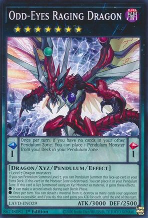 Odd-Eyes Raging Dragon - LAVD-ENO29 - Legendary Arc-V Decks 1st Edition