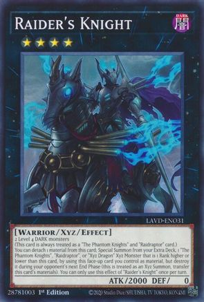 Raider's Knight - LAVD-ENO31 - Legendary Arc-V Decks 1st Edition