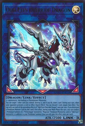Odd-Eyes Override Dragon - LAVD-ENO38 - Legendary Arc-V Decks 1st Edition
