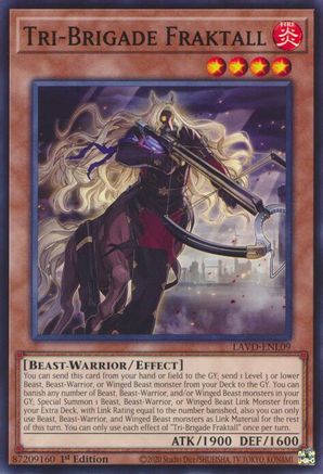 Tri-Brigade Fraktall - LAVD-ENL09 - Legendary Arc-V Decks 1st Edition