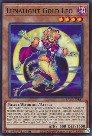 Lunalight Gold Leo - LAVD-ENL11 - Legendary Arc-V Decks 1st Edition