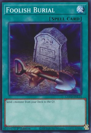 Foolish Burial - LAVD-ENL15 - Legendary Arc-V Decks 1st Edition