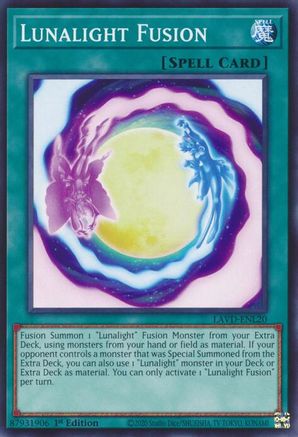 Lunalight Fusion - LAVD-ENL20 - Legendary Arc-V Decks 1st Edition
