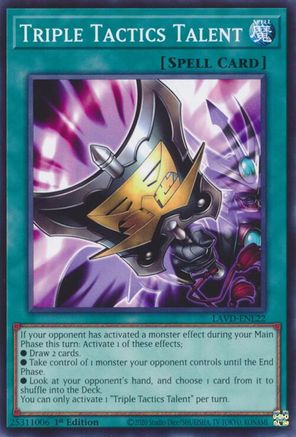 Triple Tactics Talent (LAVD-ENL22) (LAVD-ENL22) - Legendary Arc-V Decks 1st Edition