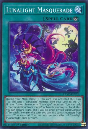 Lunalight Masquerade - LAVD-ENL26 - Legendary Arc-V Decks 1st Edition