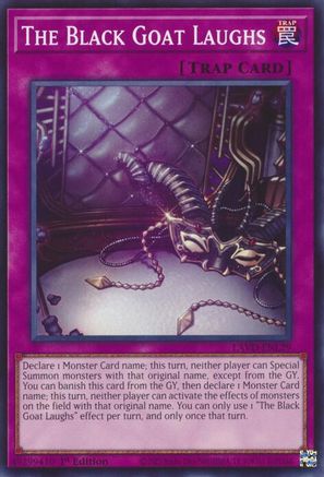 The Black Goat Laughs - LAVD-ENL29 - Legendary Arc-V Decks 1st Edition
