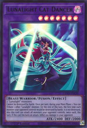 Lunalight Cat Dancer - LAVD-ENL30 - Legendary Arc-V Decks 1st Edition