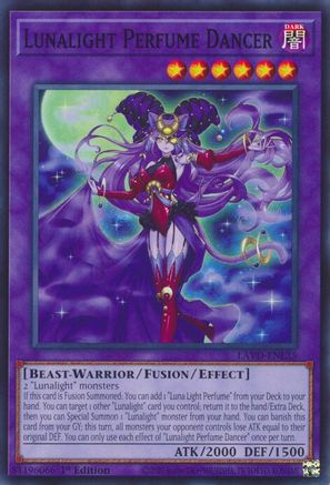 Lunalight Perfume Dancer - LAVD-ENL35 - Legendary Arc-V Decks 1st Edition