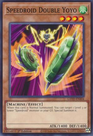 Speedroid Double Yoyo - LAVD-ENS04 - Legendary Arc-V Decks 1st Edition