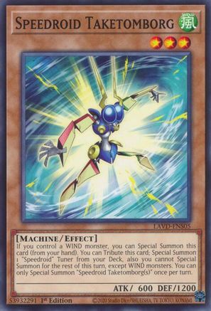 Speedroid Taketomborg - LAVD-ENS05 - Legendary Arc-V Decks 1st Edition