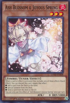 Ash Blossom & Joyous Spring - LAVD-ENS08 - Legendary Arc-V Decks 1st Edition