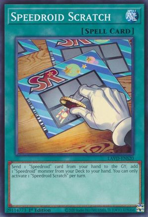 Speedroid Scratch - LAVD-ENS20 - Legendary Arc-V Decks 1st Edition