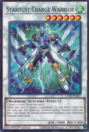Stardust Charge Warrior - LAVD-ENS27 - Legendary Arc-V Decks 1st Edition