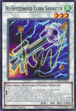 Hi-Speedroid Cork Shooter (LAVD-ENS31) - Legendary Arc-V Decks 1st Edition