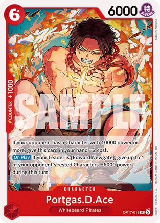 Portgas.D.Ace - OP17-013 - The World's Strongest Warriors