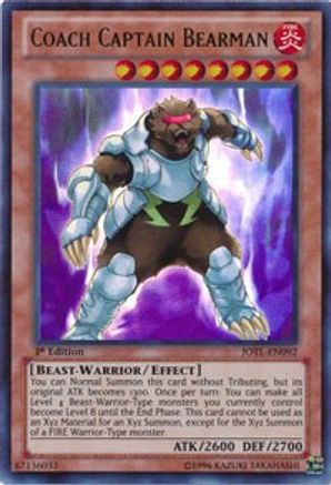 Coach Captain Bearman (JOTL-EN092) - Judgment of the Light 1st Edition