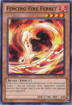 Fencing Fire Ferret (JOTL-EN097) - Judgment of the Light 1st Edition