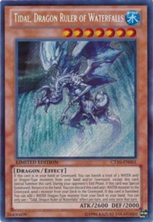 Tidal, Dragon Ruler of Waterfalls (CT10-EN001) - 2013 Collectors Tins Limited