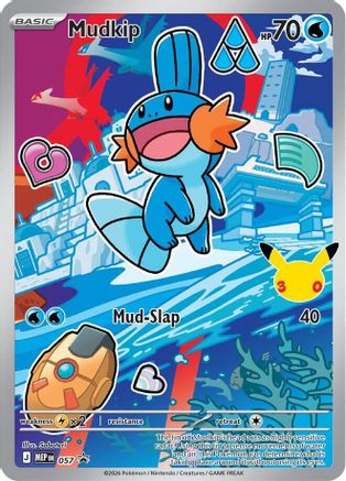 Mudkip -  057 57 - First Partner Collection 2026 Holofoil